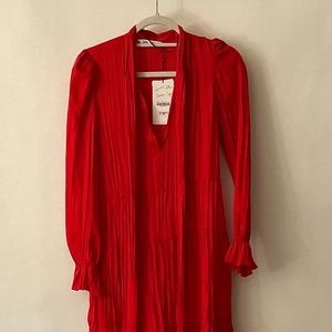 Zara Red Maxi Dress, XS